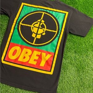 Vintage 2000s Obey x Public Enemy T-shirt
